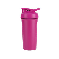 304 Stainless Steel Shaker Bottle with Scale, Portable Sports Water Bottle for Protein Powder and Shakes