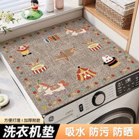 Diatomaceous Earth Refrigerator Washing Machine Top Cover Mat Dustproof Waterproof Oil-proof