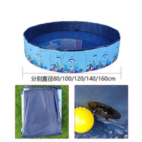 Foldable Pet Swimming Pool & Bathtub for Medium to Large Dogs, Golden Retrievers, and Other Pets