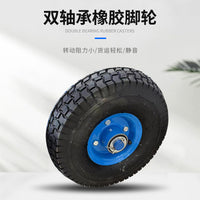 Heavy-Duty Two-Wheeled Hand Truck with Large Wheels for Cargo Transport