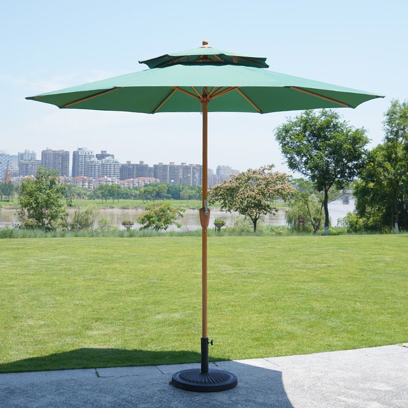 Outdoor Windproof UV Protection Patio Umbrella for Beach, Market, and Security Booths