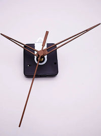 Silent Quartz Clock Movement with Walnut Wood Hands for DIY Wall Clocks