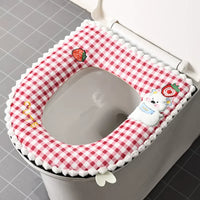 Universal Zippered Waterproof Toilet Seat Cover for All Seasons