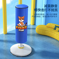 Kids Freestanding Punching Bag with Gloves for Taekwondo & Boxing Training