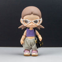 Miniature School Style Crossbody Bag for OB11 1/6 BJD Cotton Dolls