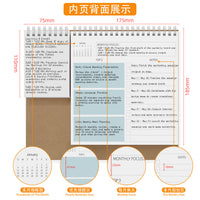 2026-2027 Desktop Calendar Planner with Daily Schedule and Memo Pad