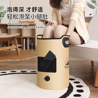 Foldable Insulated Foot Bath Tub Portable Soaking Basin for Home Travel Office
