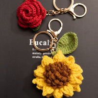 Handmade Knitted Cartoon Keychain Bag Charm