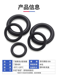 Nitrile Rubber O-Ring Seal Assortment Kit for High Temperature and Waterproof Applications