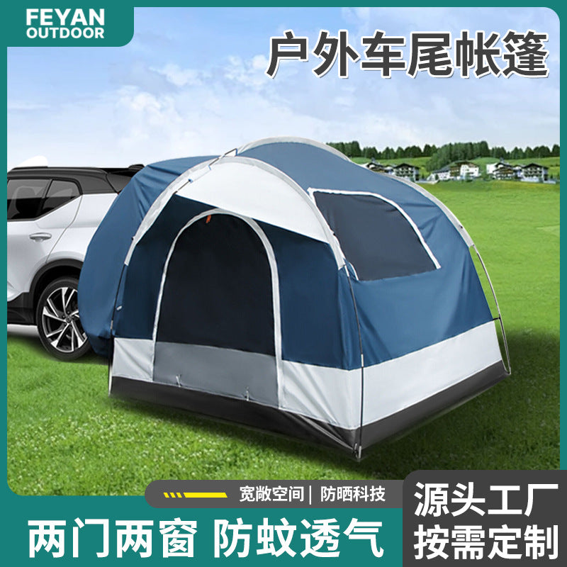 SUV Tailgate Tent for Camping and Road Trips, Breathable Outdoor Car Awning