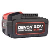 DEVON 12V/20V Lithium-Ion Battery Pack for Power Tools, 2.0Ah to 8.0Ah Options