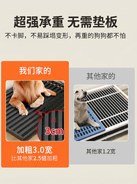 Foldable Dog Crate for Large and Medium Dogs, Thickened Heavy-Duty Pet Cage with Spacious Interior for Golden Retrievers