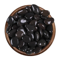 High-Temperature Resistant Black Pebbles for Stone Cake Baking and Grilling