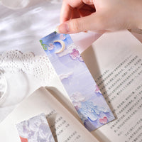 30-Pack Oil Painting Bookmark Set, Artistic Paper Cards for Students & Gifts