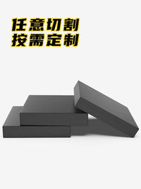 Industrial Rubber Anti-Vibration Pad, Square Shock Absorber, Thickened Buffer Mat, Wear-Resistant Rubber Sheet for Machinery