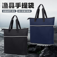 Large Capacity Portable Fishing Tackle Bag Multi-functional Storage Carryall for Outdoor Fishing