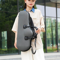 Alto Saxophone Lightweight Hardshell Case Backpack - Pressure Resistant & Shockproof