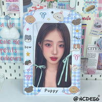 INS Dog Park PVC A4 Large Card Holder for Collectibles and Display