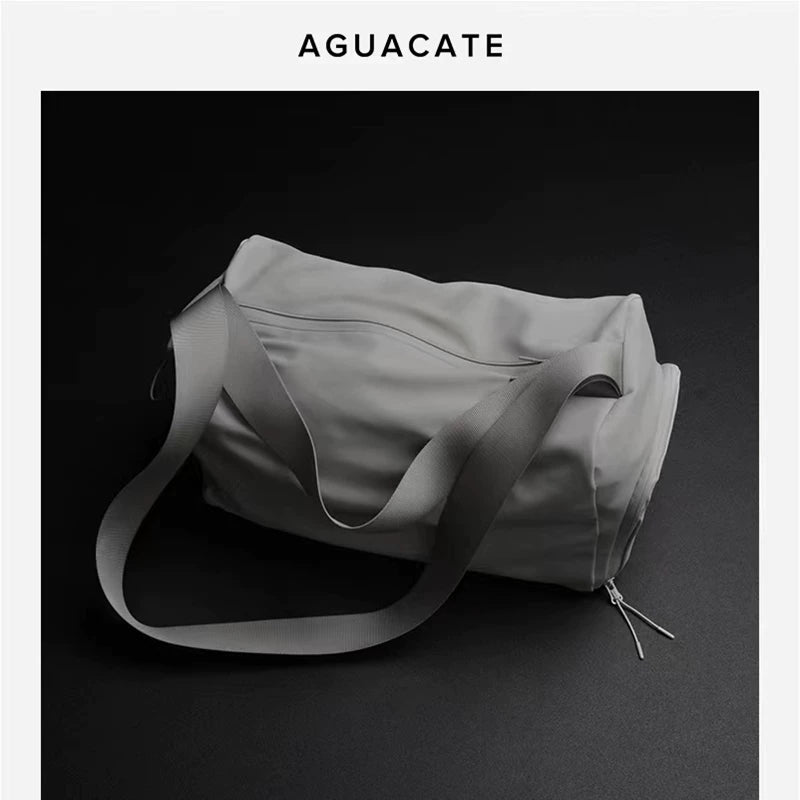 AGUACATE Waterproof Gym Bag with Wet/Dry Compartment, Crossbody Shoulder Strap, for Sports, Cycling, Travel