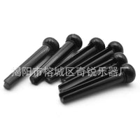 Acoustic Guitar Bridge Pins with Abalone Dot Inlay, ABS Plastic Endpins for Folk Guitars