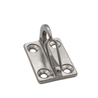 Square Buckle Spring Coat Hook Wall Mount Rope Hook for Marine and General Use