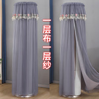 Upright Cylindrical Air Conditioner Dust Cover with Liner, Double-Layer, No Need to Remove for Operation