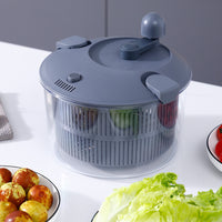 Multifunctional Vegetable Spinner and Slicer Set with Brake
