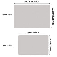 Laptop Keyboard Dust Cover & Screen Cleaning Cloth for MacBook