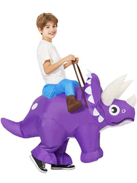 Inflatable Dinosaur Rider Costume for Halloween Kids' Fancy Dress