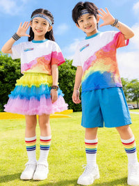 Children's Cheerleading Performance Uniform Set for School Events and Festivals