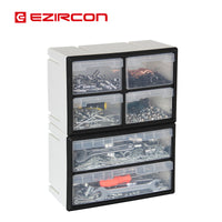 Multi-Drawer Storage Cabinet for Small Parts, Hardware, and Electronic Components