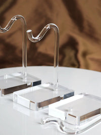 Acrylic Jewelry Display Stand for Bracelets, Bangles, and Pendants