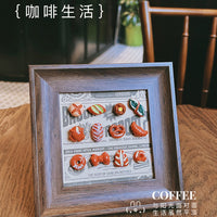 YQT Mini Pretzel Bread DIY Photo Frame Resin Accessories Craft Kit
