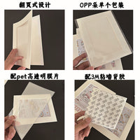10-Pack A3/A4 Cardboard Photo Frames for Kids' Drawings & Watercolors, 8K Art Mat Boards