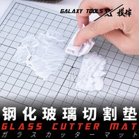 Galaxy Tempered Glass Cutting Mat T04B07 for Model Assembly, Masking, Etching, and Decals