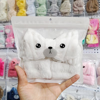 Bowknot Headband and Wristband Set for Face Washing - Absorbent Hair Accessories