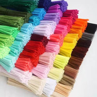 Chenille Stems Pipe Cleaners DIY Craft Kit for Kids, Assorted Colors Glitter Fuzzy Sticks for Art Projects