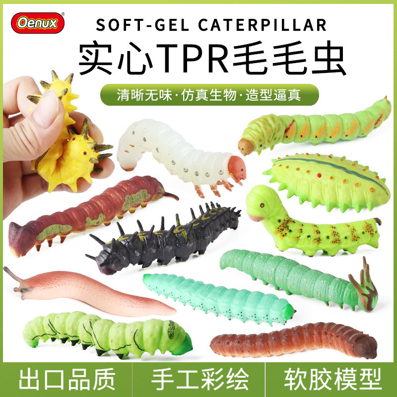 Realistic Insect and Animal Model Toys for Kids - TPR Soft Rubber Lizards and Geckos