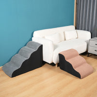 Pet Dog Stairs Steps Sponge Small Dog Teddy Sofa Bed Ramp Factory Wholesale Export