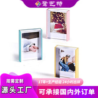 Mini U-Shaped Acrylic Photo Frame for Polaroid and Desktop Display
