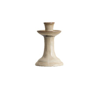 Guilong Wabi-Sabi Style Kiln-Fired Bamboo Joint Ceramic Candle Holder for Home Decor & Photography