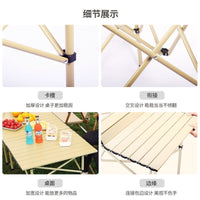 Portable Folding Camping Table with Storage Bag for Outdoor Picnics and BBQ