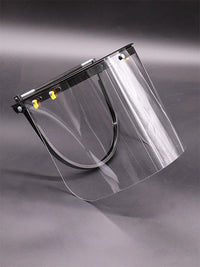 High-Temperature Resistant PC Face Shield with Aluminum Bracket for Industrial Protection