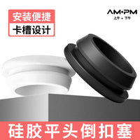 Soft Silicone T-Type Hole Plugs with Snap Groove, High Temperature Resistant Rubber Stopper for Sealing and Dust Protection