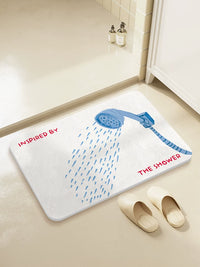 Diatomaceous Earth Bath Mat Super Absorbent Quick Dry Non-Slip Bathroom Floor Mat