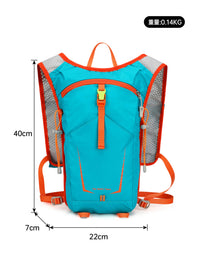 Lightweight Outdoor Sports Backpack for Men and Women, Water-Resistant Hiking and Fishing Daypack