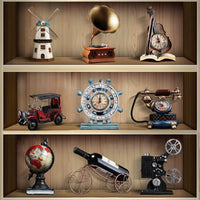 Vintage Phonograph Telephone Ornament for Home Decor