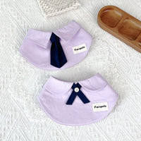 Thai Style Pet Bib for Cats and Dogs - Pure Cotton Saliva Towel for Couples