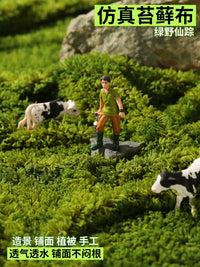 Artificial Moss Mat for Window Display, Garden Landscaping, and Scene Decor, Fake Moss Carpet for Flooring