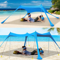 Lycra Beach Tent Sunshade Canopy for Outdoor Camping Fishing Picnic